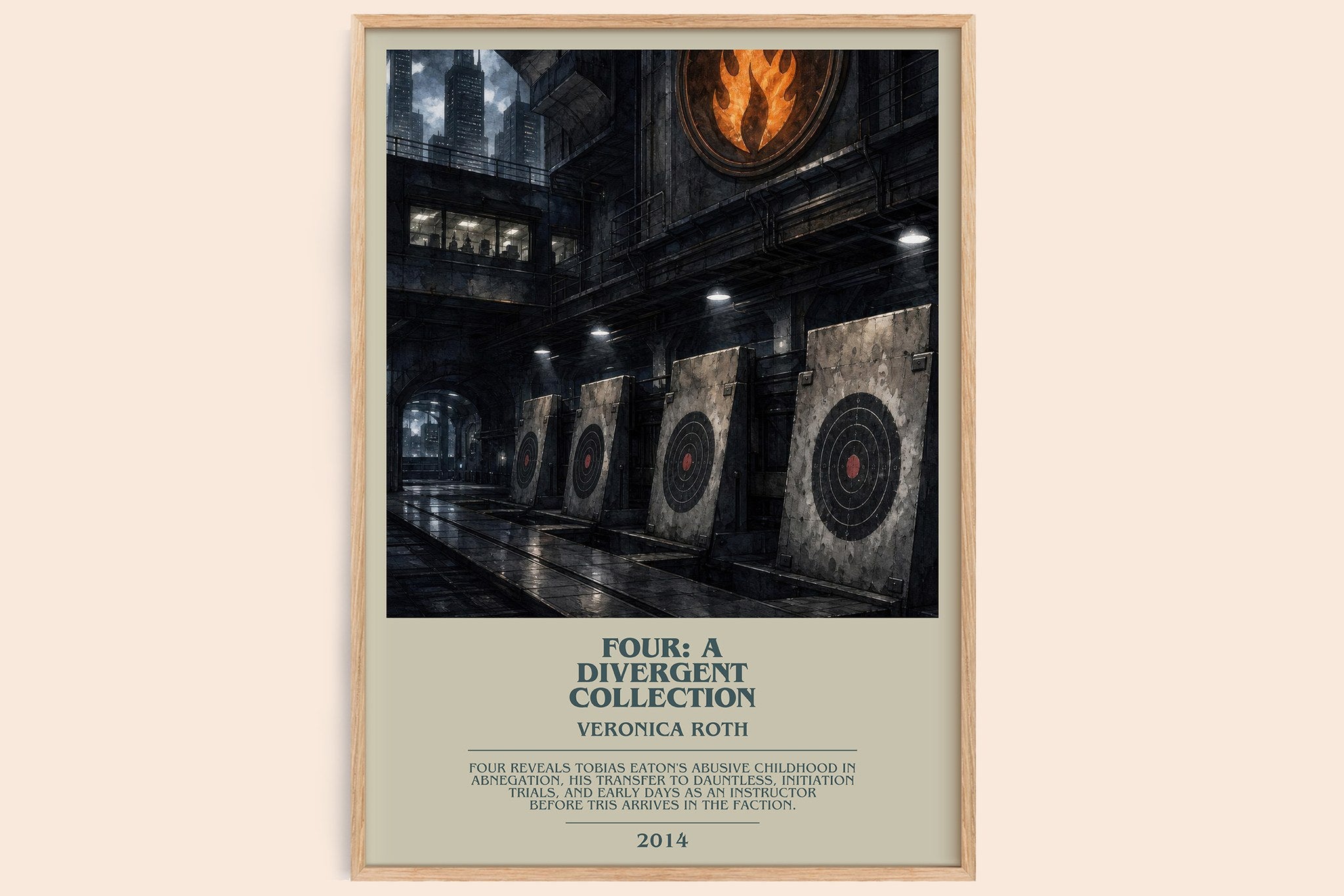 Four: A Divergent Collection Bookish Wall Art by Veronica Roth