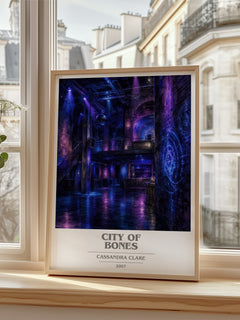 City of Bones book cover poster colour and style options – Cassandra Clare book art