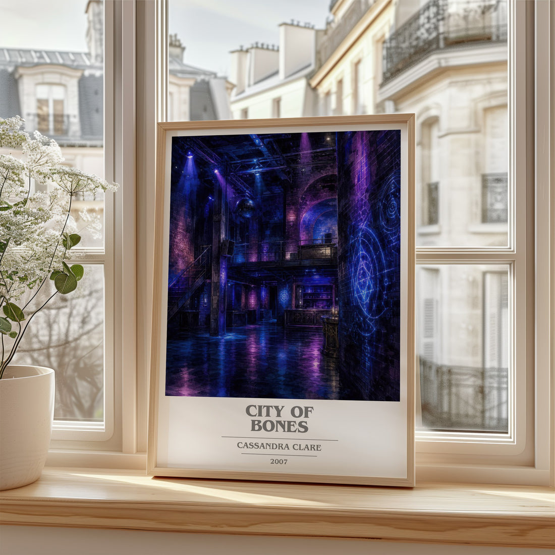 City of Bones book cover poster colour and style options – Cassandra Clare book art