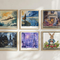 City of Glass literary art print colour and style options – Cassandra Clare book art