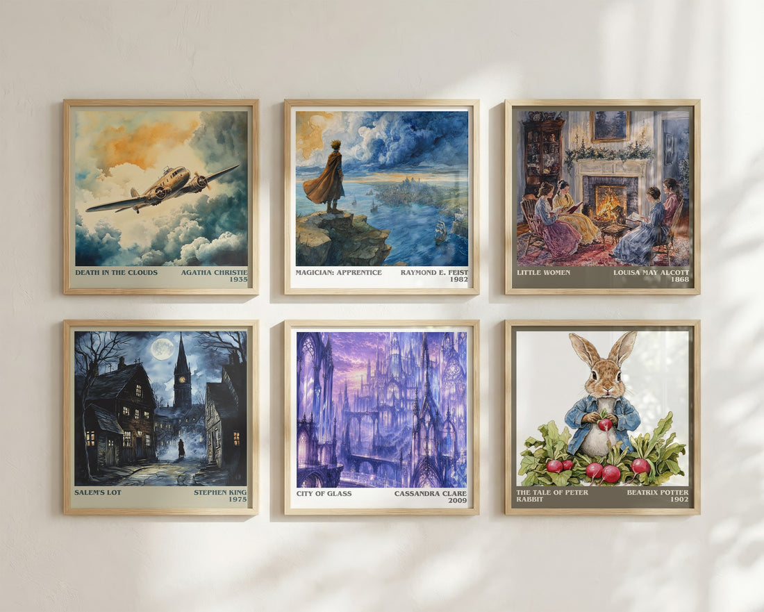 City of Glass literary art print colour and style options – Cassandra Clare book art