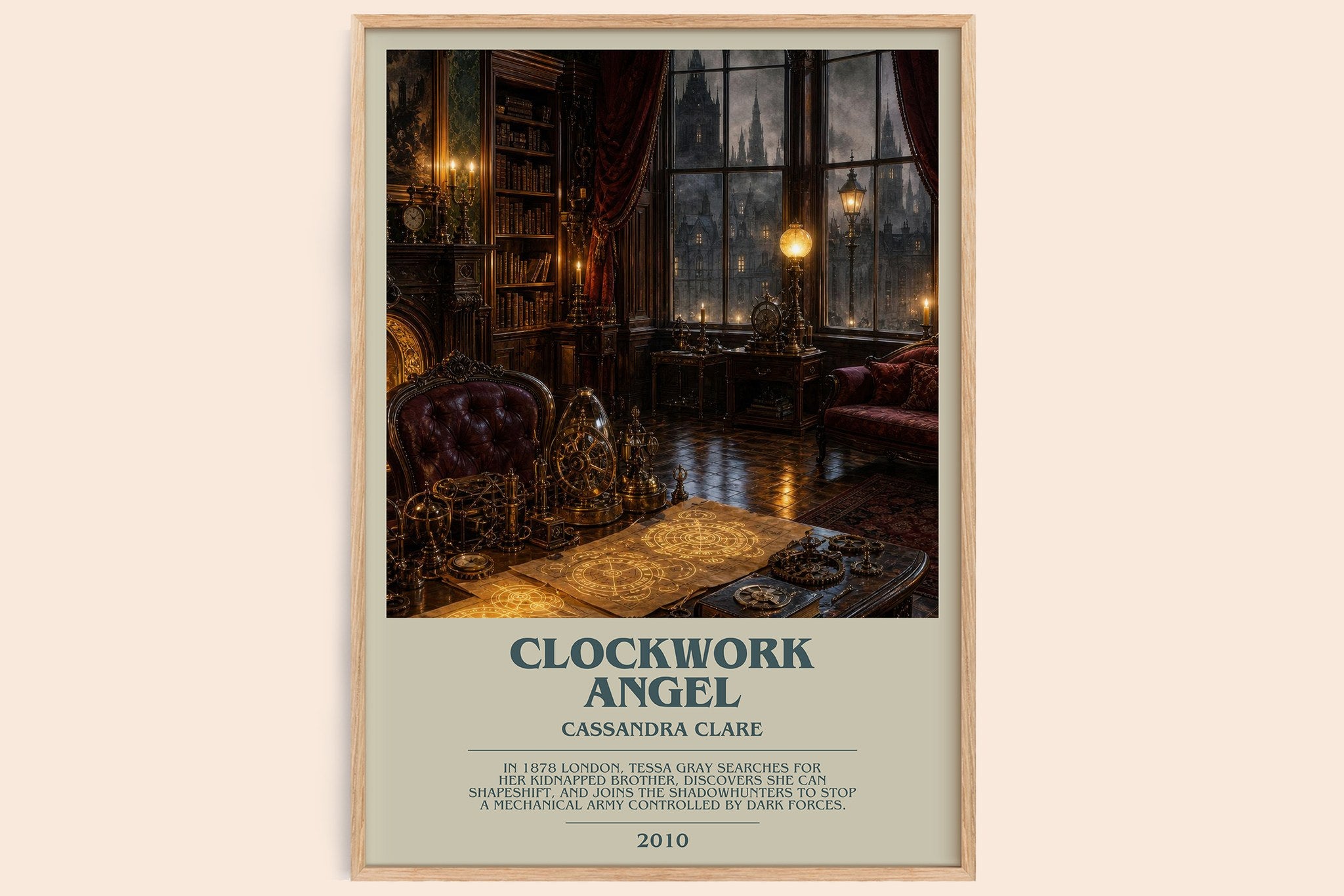 Clockwork Angel Bookish Wall Art by Cassandra Clare