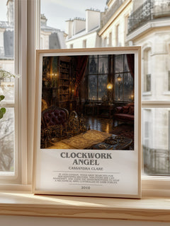 Clockwork Angel bookish poster colour and style options – Cassandra Clare book art