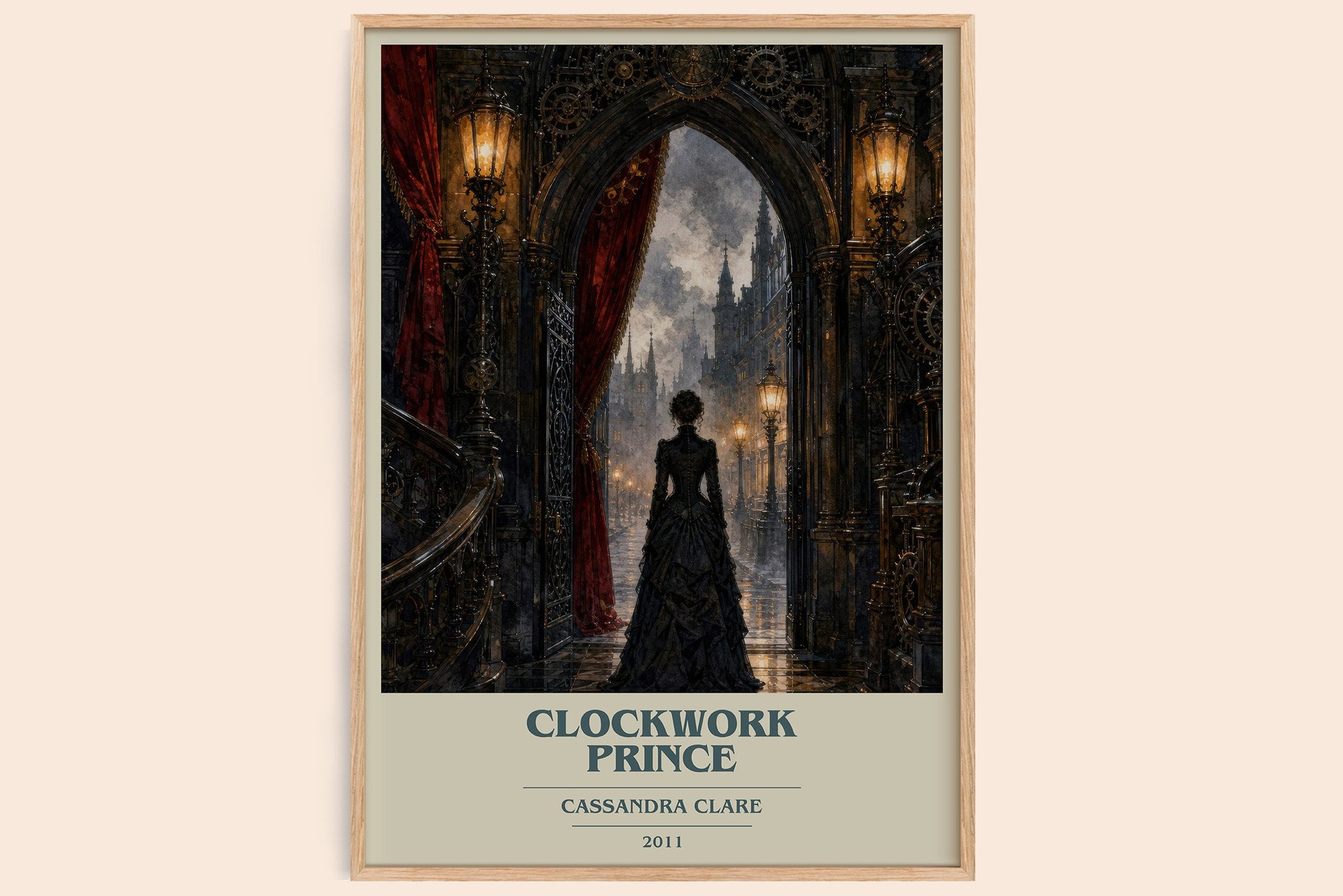 Clockwork Prince Book Cover Poster by Cassandra Clare
