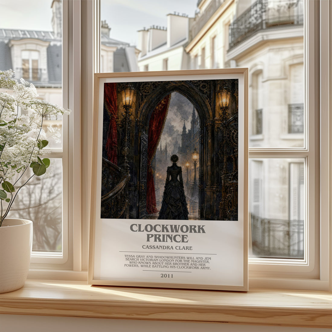 Clockwork Prince bookish poster colour and style options – Cassandra Clare book art