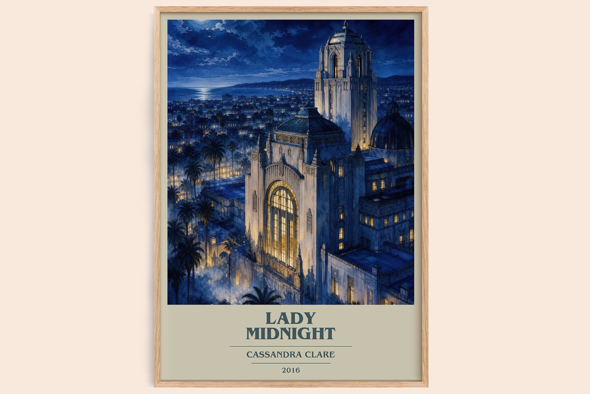 Lady Midnight Book Cover Poster by Cassandra Clare