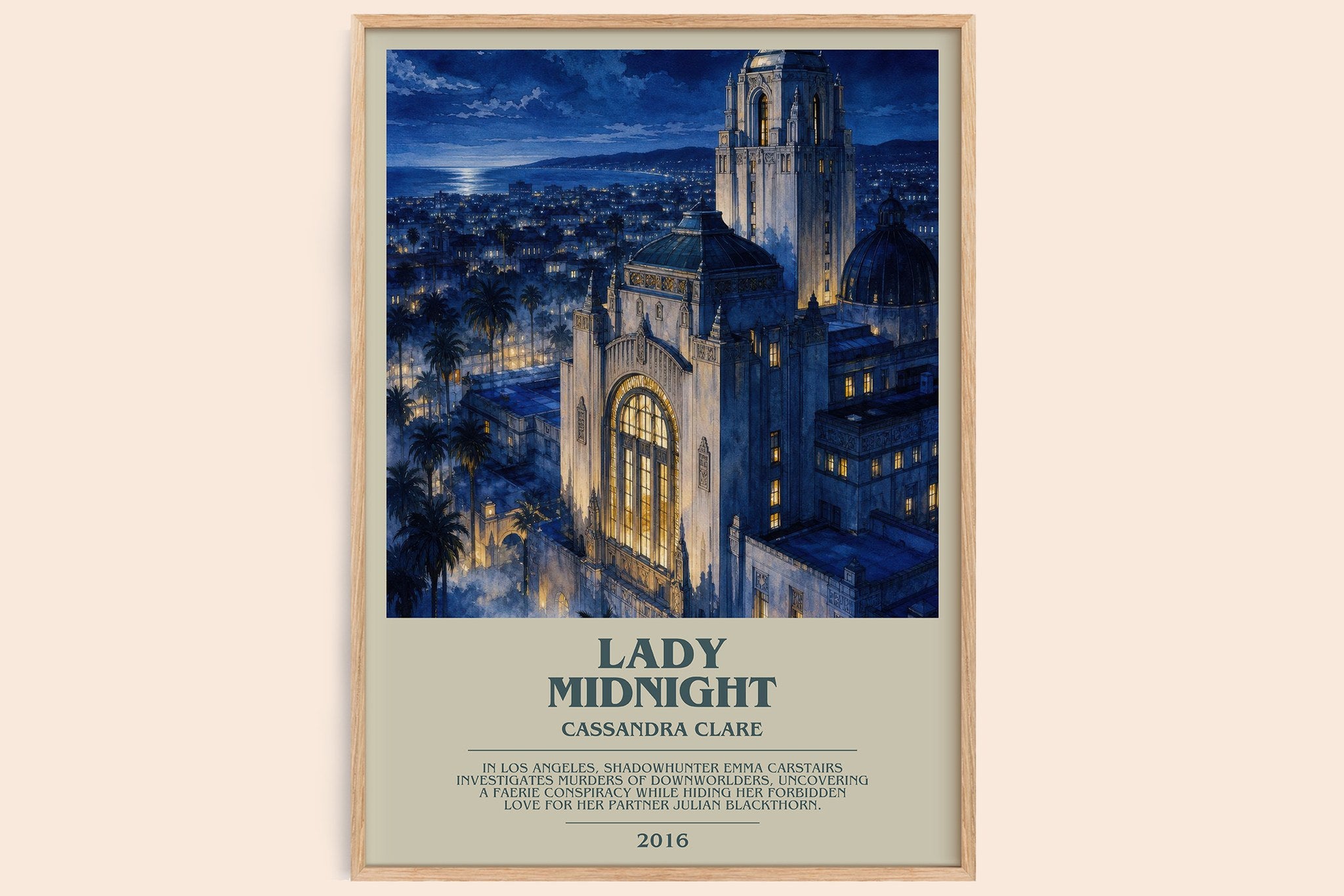 Lady Midnight Bookish Wall Art by Cassandra Clare