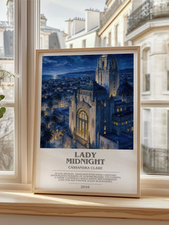 Lady Midnight bookish poster colour and style options – Cassandra Clare book art