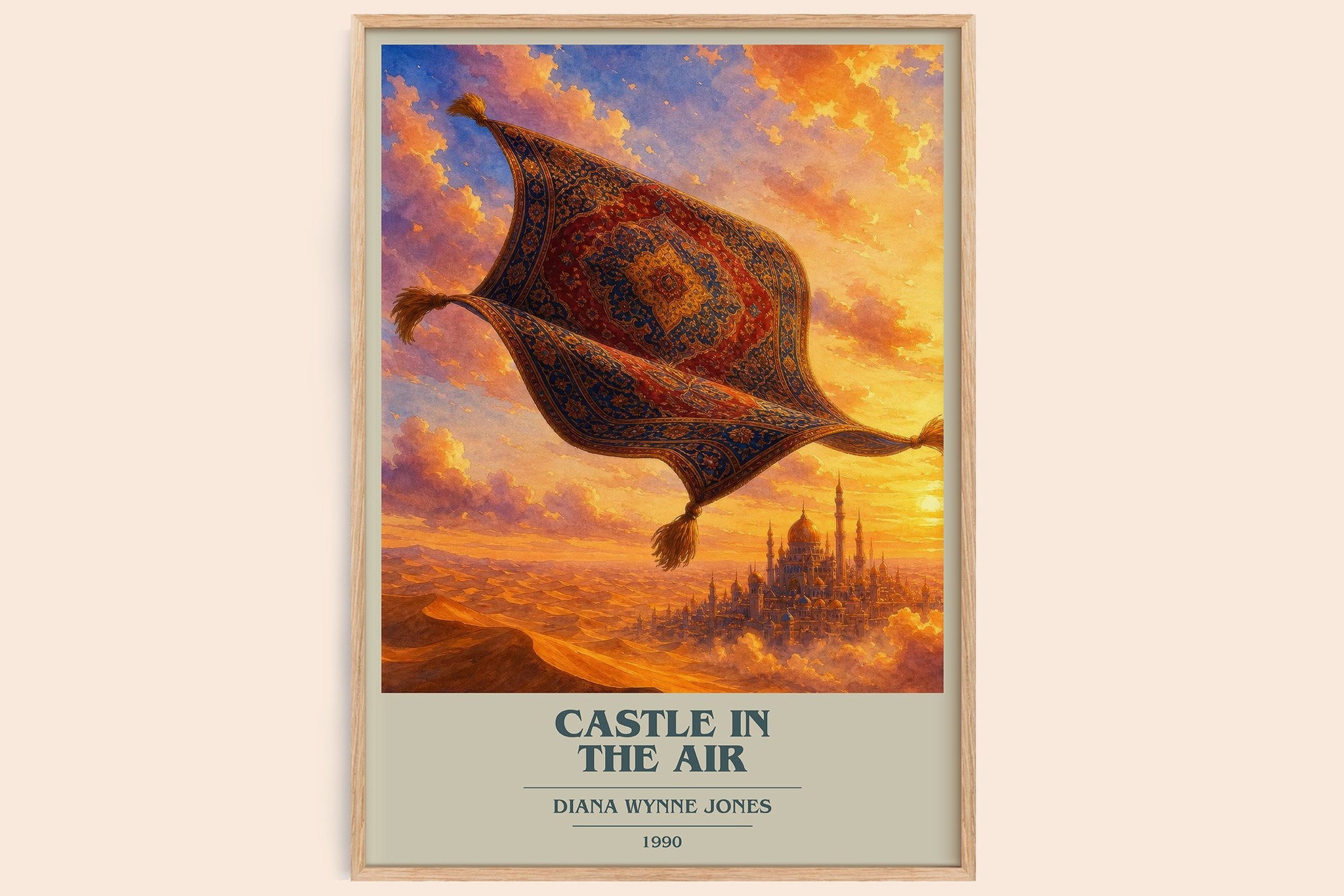 Castle in the Air Book Cover Poster by Diana Wynne Jones