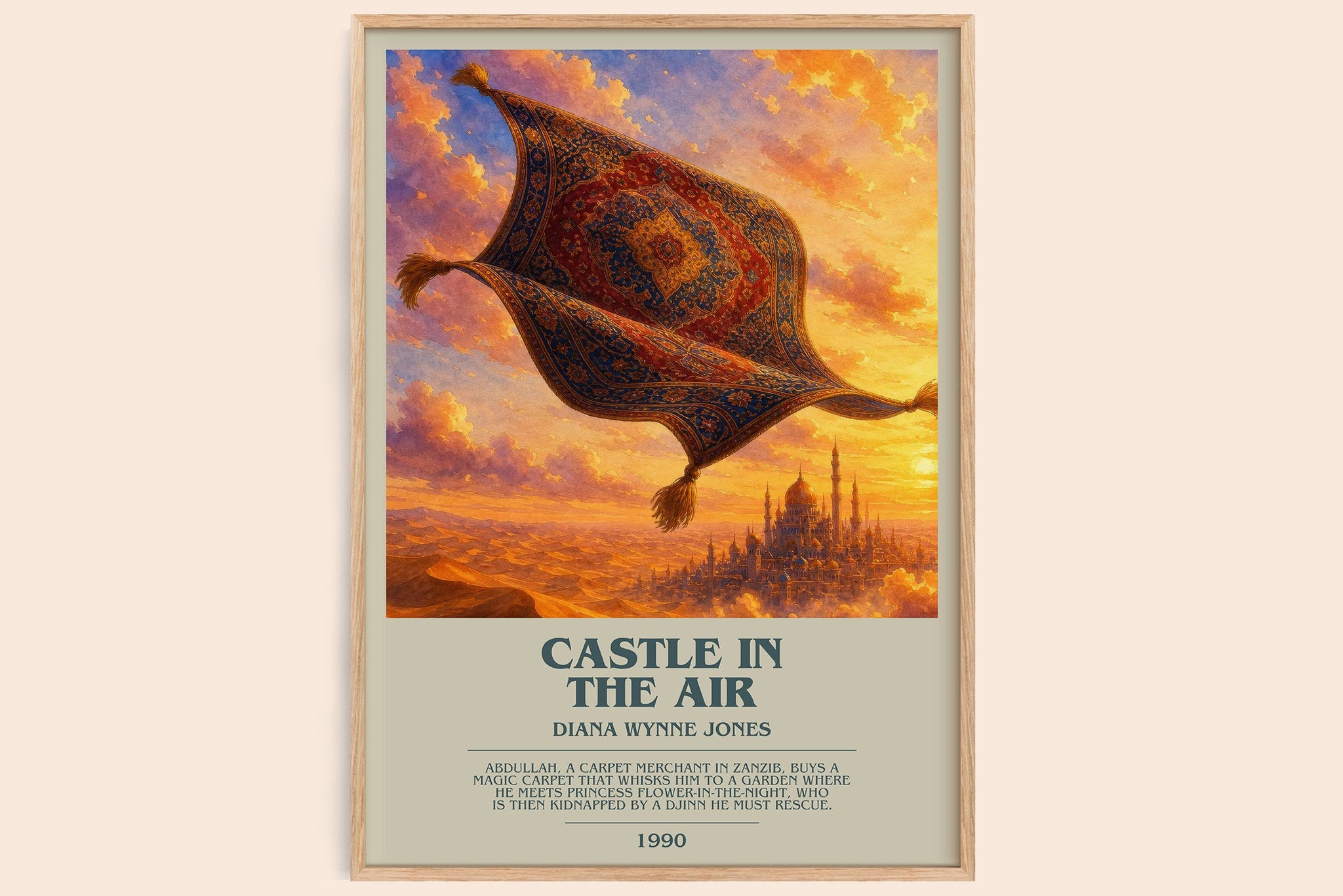 Castle in the Air Bookish Wall Art by Diana Wynne Jones