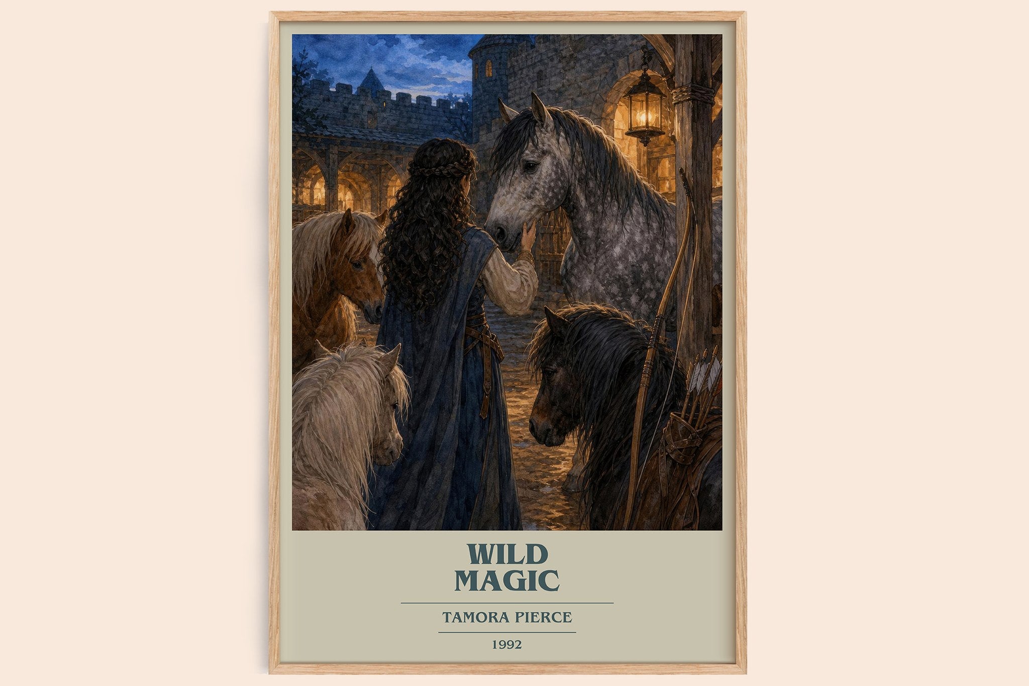 Wild Magic Book Cover Poster by Tamora Pierce