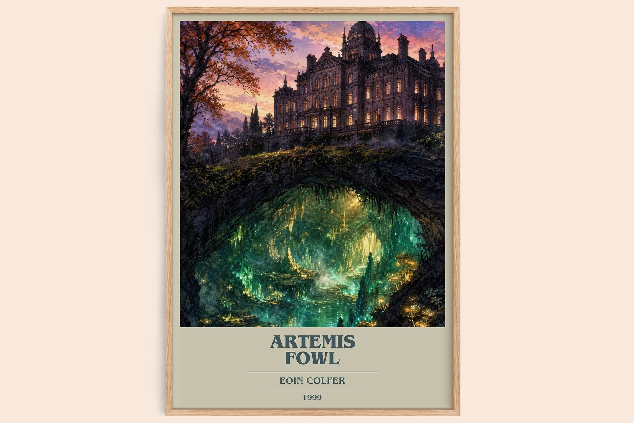 Artemis Fowl Book Cover Poster by Eoin Colfer