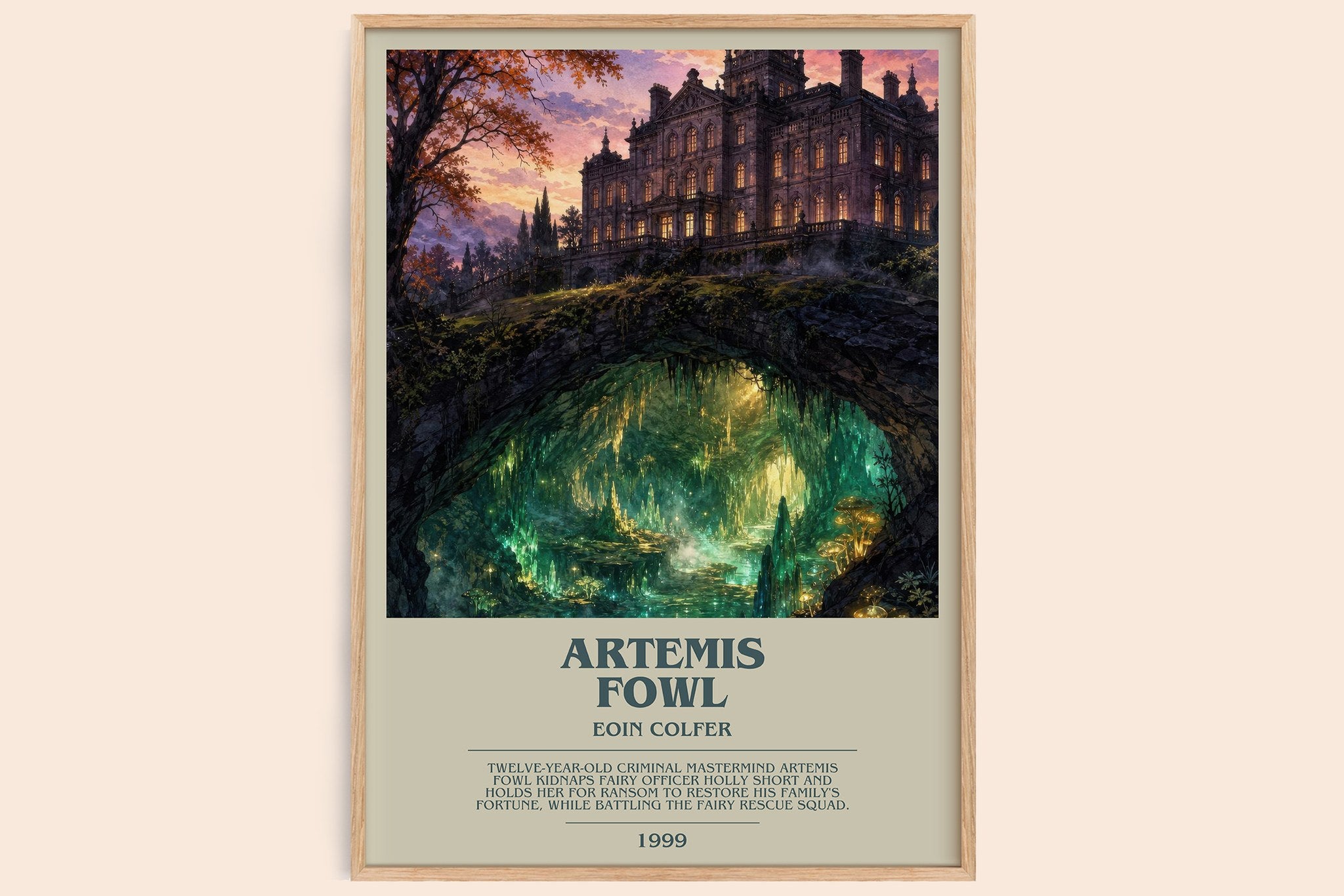 Artemis Fowl Bookish Wall Art by Eoin Colfer