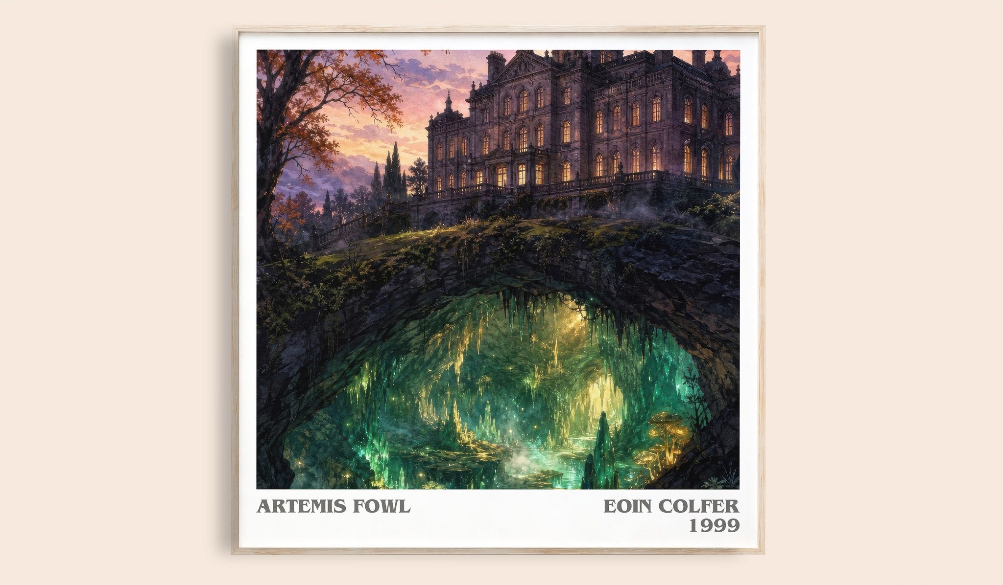 Artemis Fowl Literary Art Print by Eoin Colfer