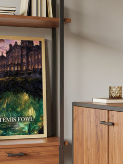 Artemis Fowl book watercolour illustration paper finish options – matte satin gloss