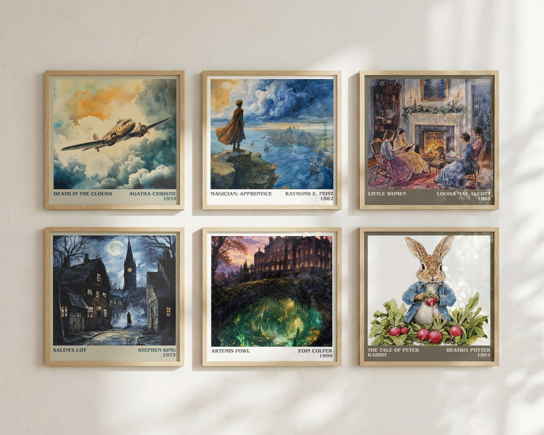 Artemis Fowl literary art print colour and style options – Eoin Colfer book art