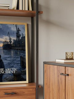 The Arctic Incident book watercolour illustration paper finish options – matte satin gloss