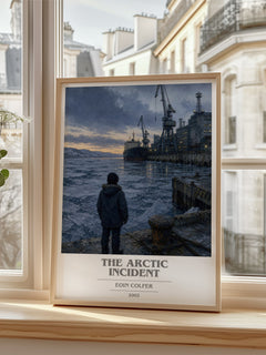 The Arctic Incident book cover poster colour and style options – Eoin Colfer book art