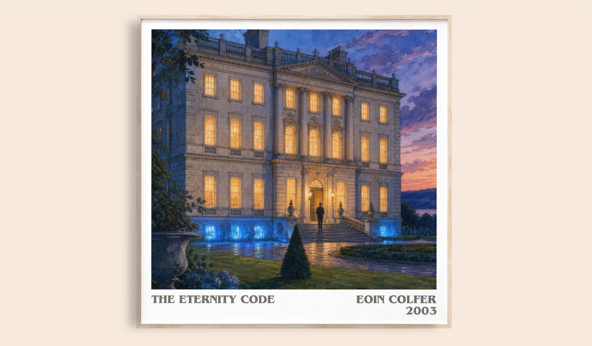The Eternity Code Literary Art Print by Eoin Colfer
