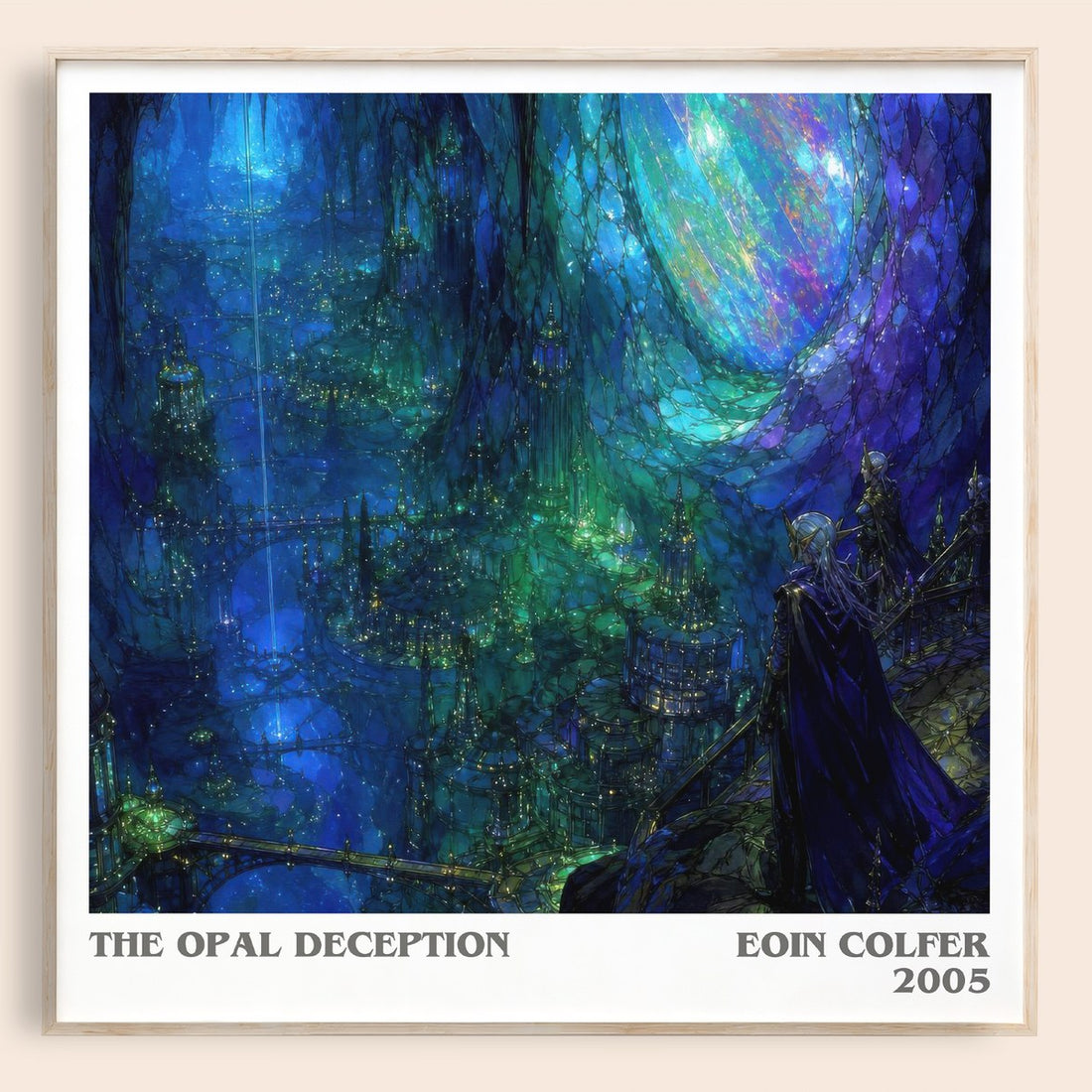 The Opal Deception literary book poster by Eoin Colfer – framed literary art print
