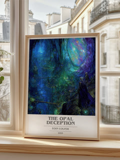 The Opal Deception book cover poster colour and style options – Eoin Colfer book art