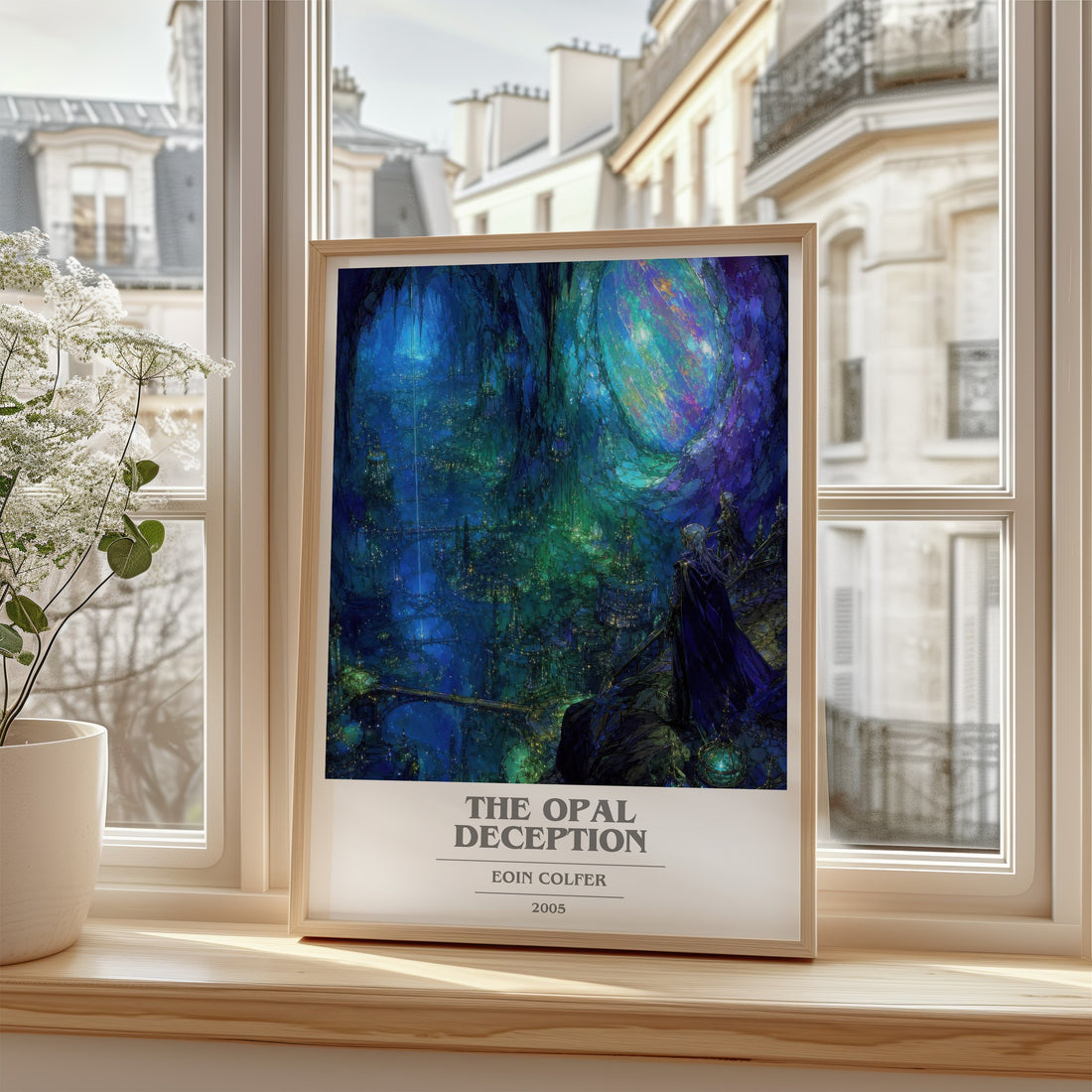 The Opal Deception book cover poster colour and style options – Eoin Colfer book art