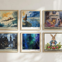 The Opal Deception literary art print colour and style options – Eoin Colfer book art