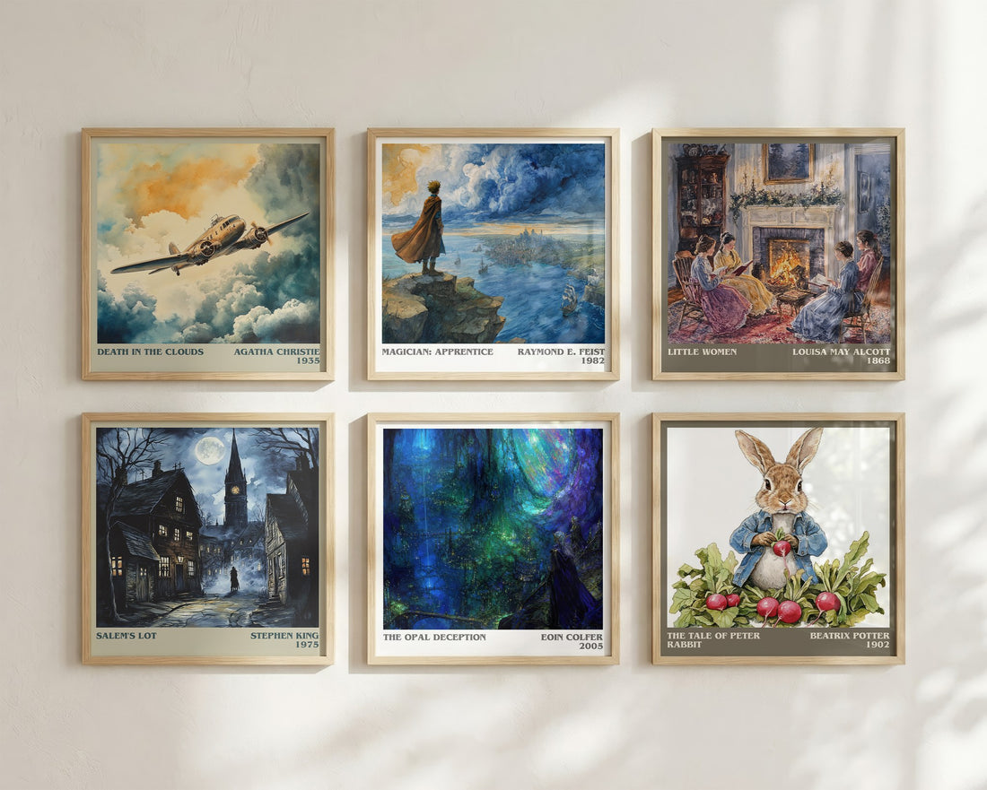 The Opal Deception literary art print colour and style options – Eoin Colfer book art