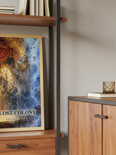 The Lost Colony book watercolour illustration paper finish options – matte satin gloss