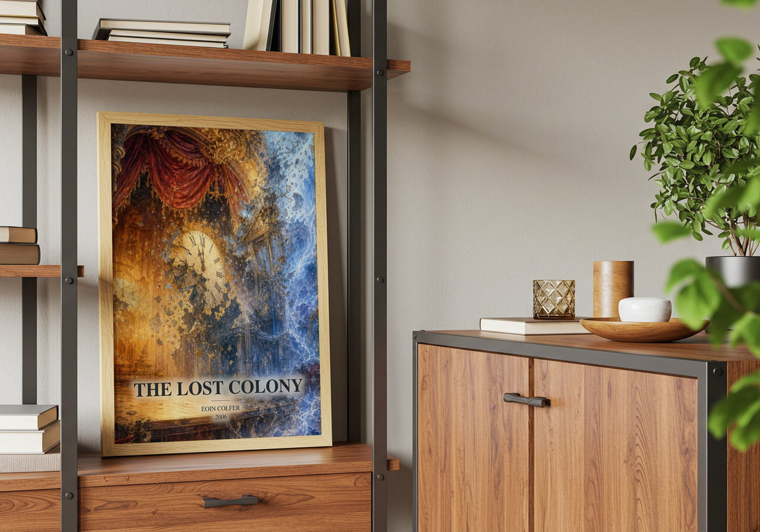 The Lost Colony book watercolour illustration paper finish options – matte satin gloss
