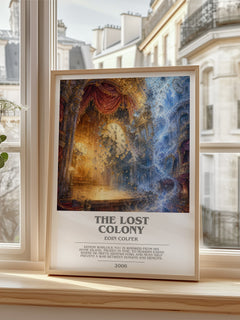 The Lost Colony bookish poster colour and style options – Eoin Colfer book art