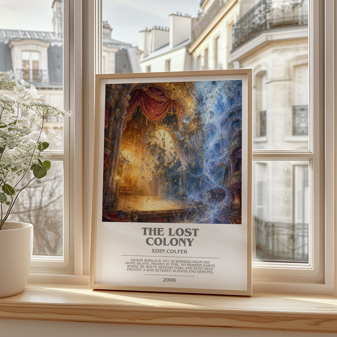 The Lost Colony bookish poster colour and style options – Eoin Colfer book art