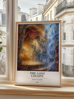 The Lost Colony book cover poster colour and style options – Eoin Colfer book art