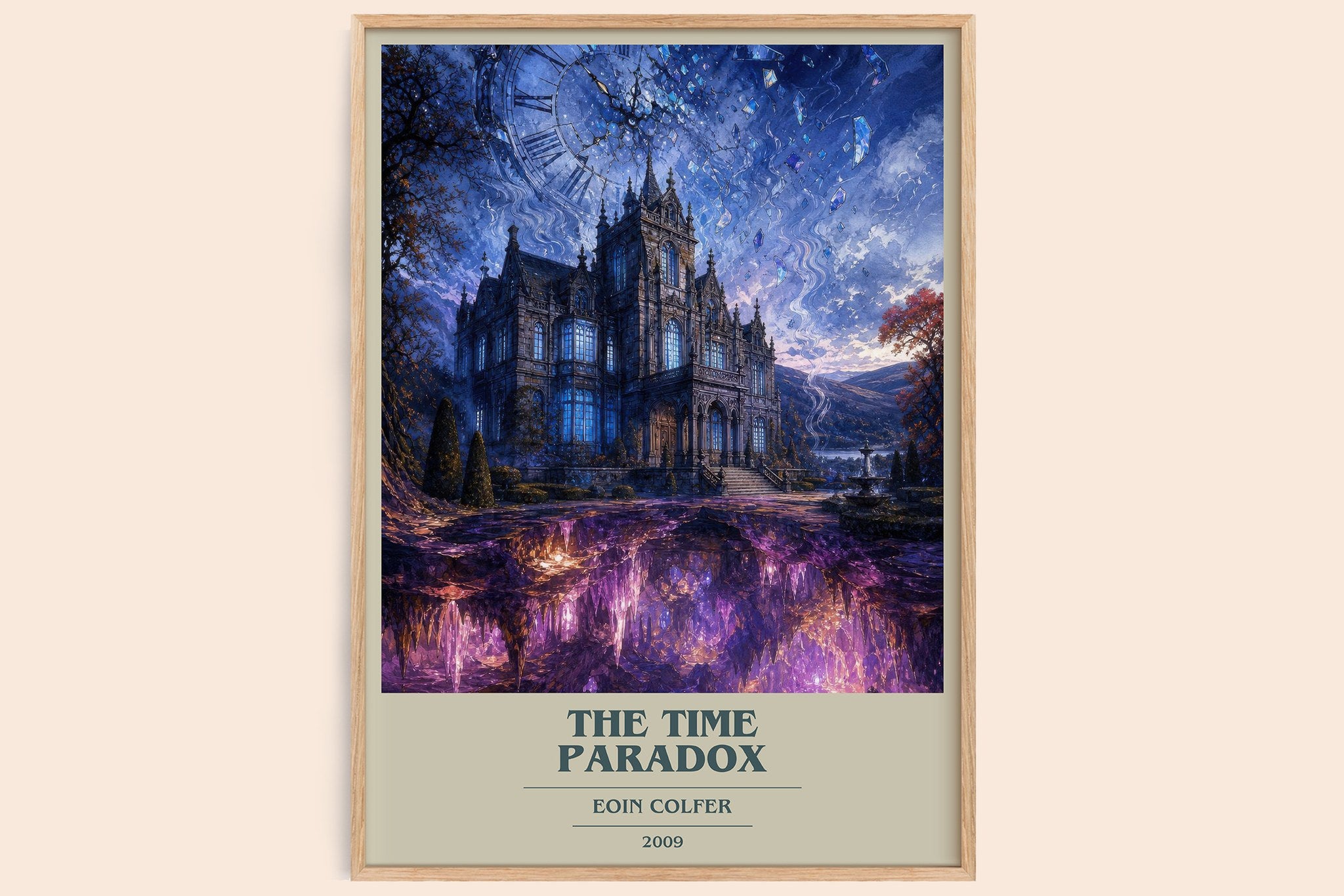The Time Paradox Book Cover Poster by Eoin Colfer