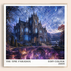 The Time Paradox literary book poster by Eoin Colfer – framed literary art print
