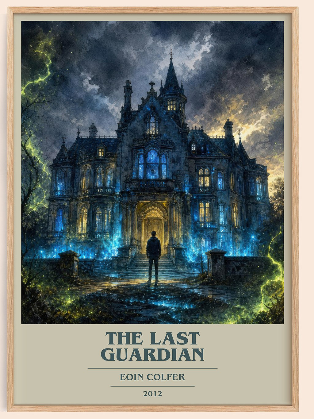 The Last Guardian book cover book poster by Eoin Colfer – framed literary art print