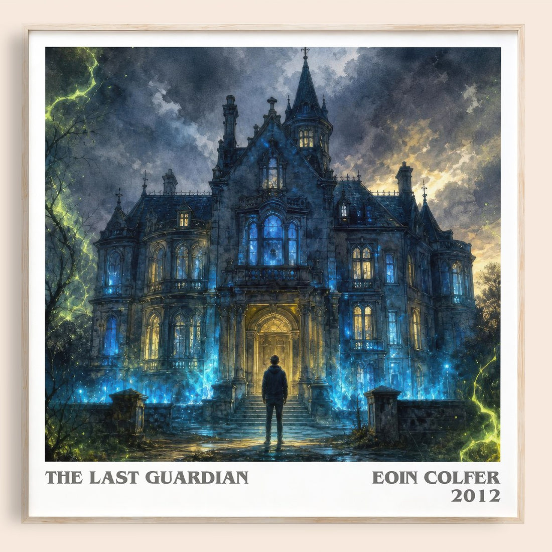 The Last Guardian literary book poster by Eoin Colfer – framed literary art print