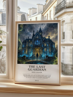 The Last Guardian bookish poster colour and style options – Eoin Colfer book art