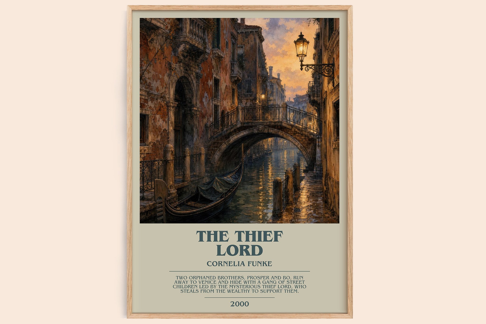 The Thief Lord Bookish Wall Art by Cornelia Funke