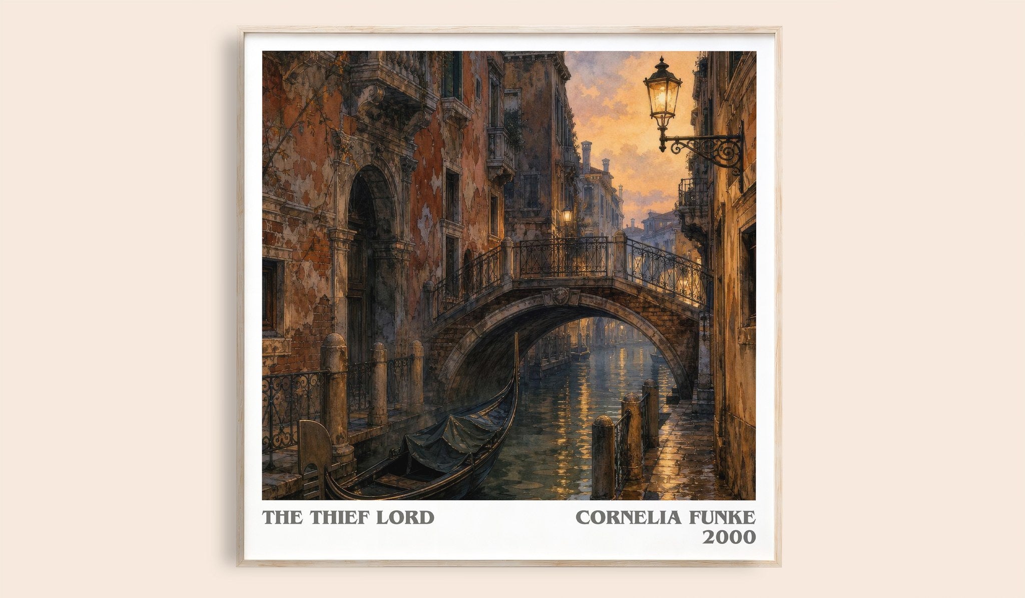 The Thief Lord Literary Art Print by Cornelia Funke