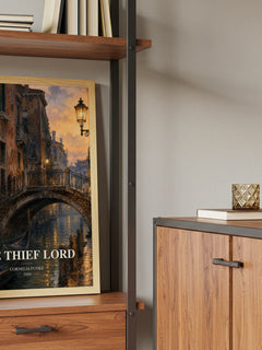 The Thief Lord book watercolour illustration paper finish options – matte satin gloss