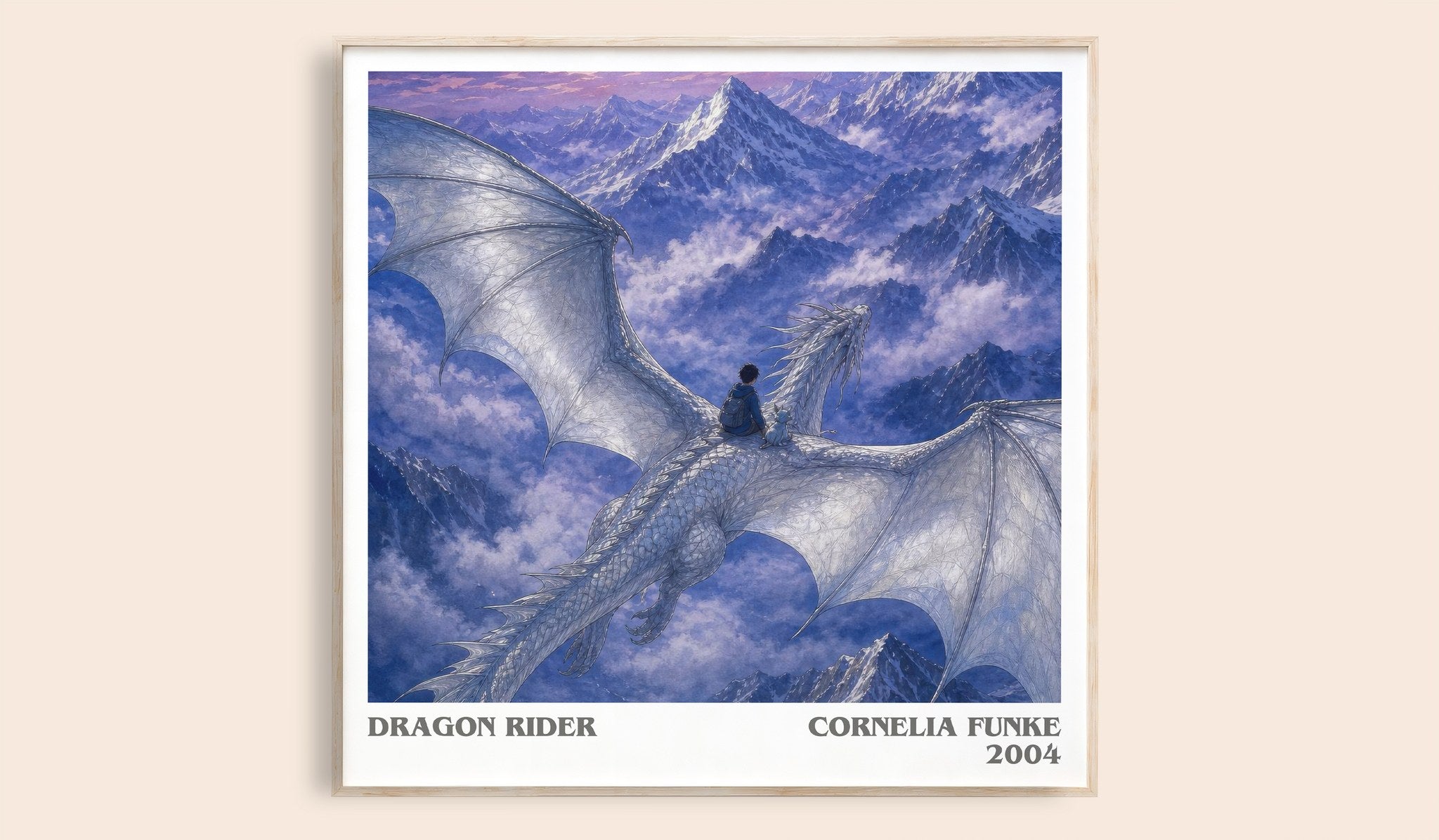 Dragon Rider Literary Art Print by Cornelia Funke
