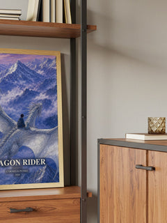 Dragon Rider book watercolour illustration paper finish options – matte satin gloss