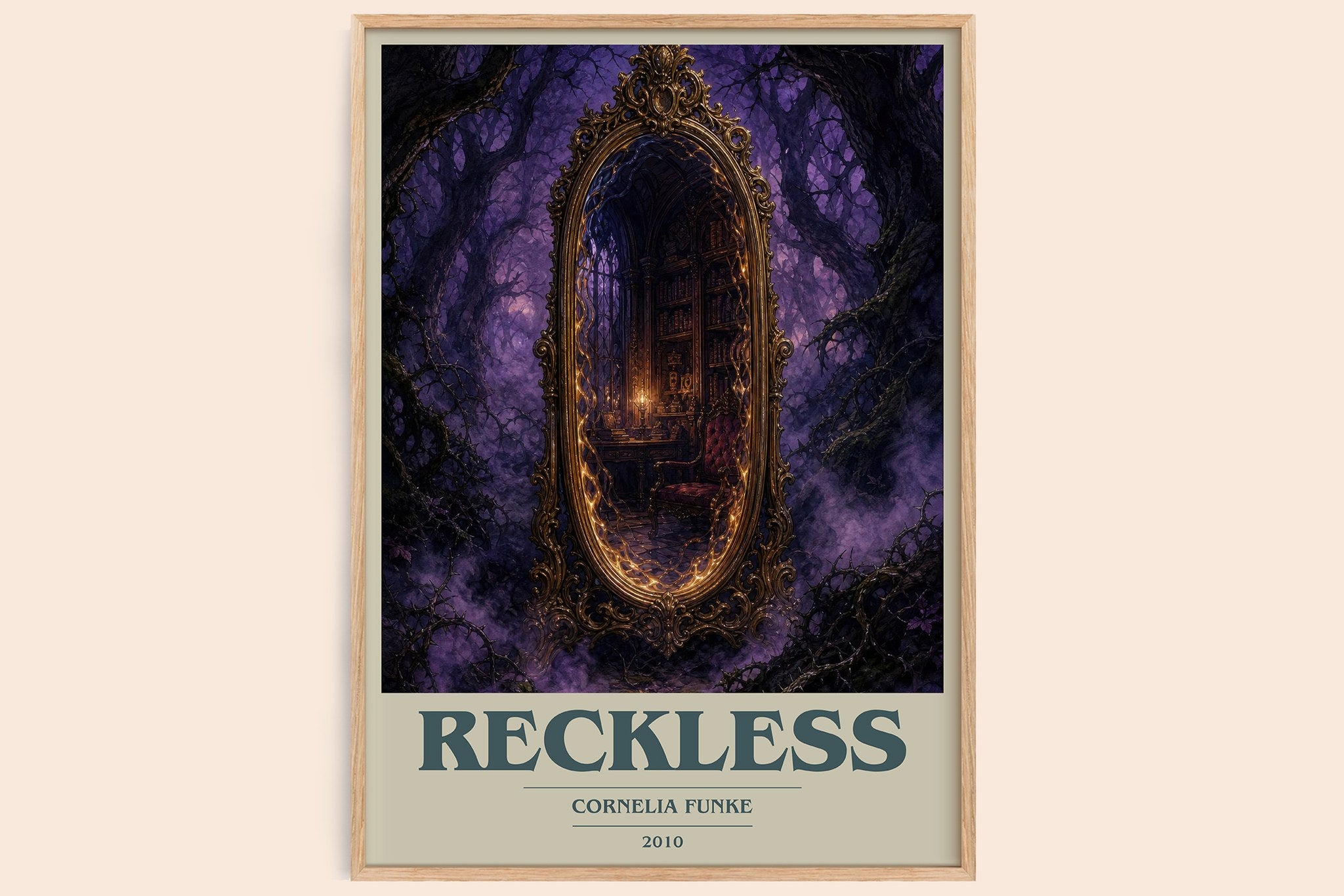 Reckless Book Cover Poster by Cornelia Funke