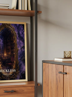 Reckless book watercolour illustration paper finish options – matte satin gloss