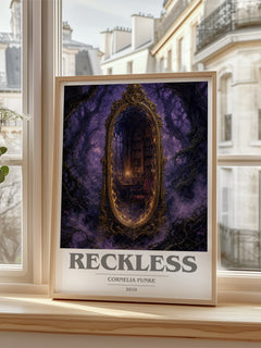 Reckless book cover poster colour and style options – Cornelia Funke book art