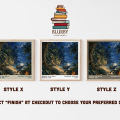 Where the Wild Things Are literary print in frame leaning in hallway – childrens wall art