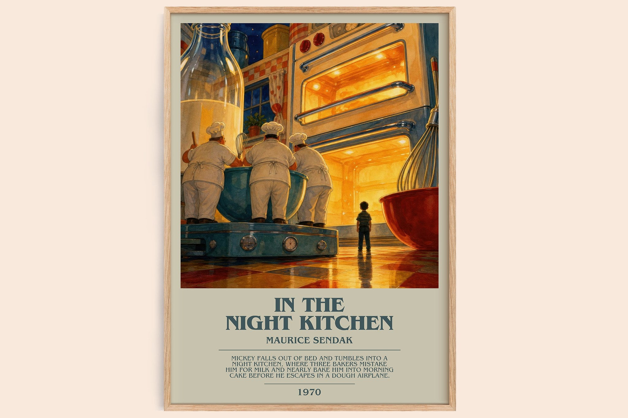 In the Night Kitchen Bookish Wall Art by Maurice Sendak