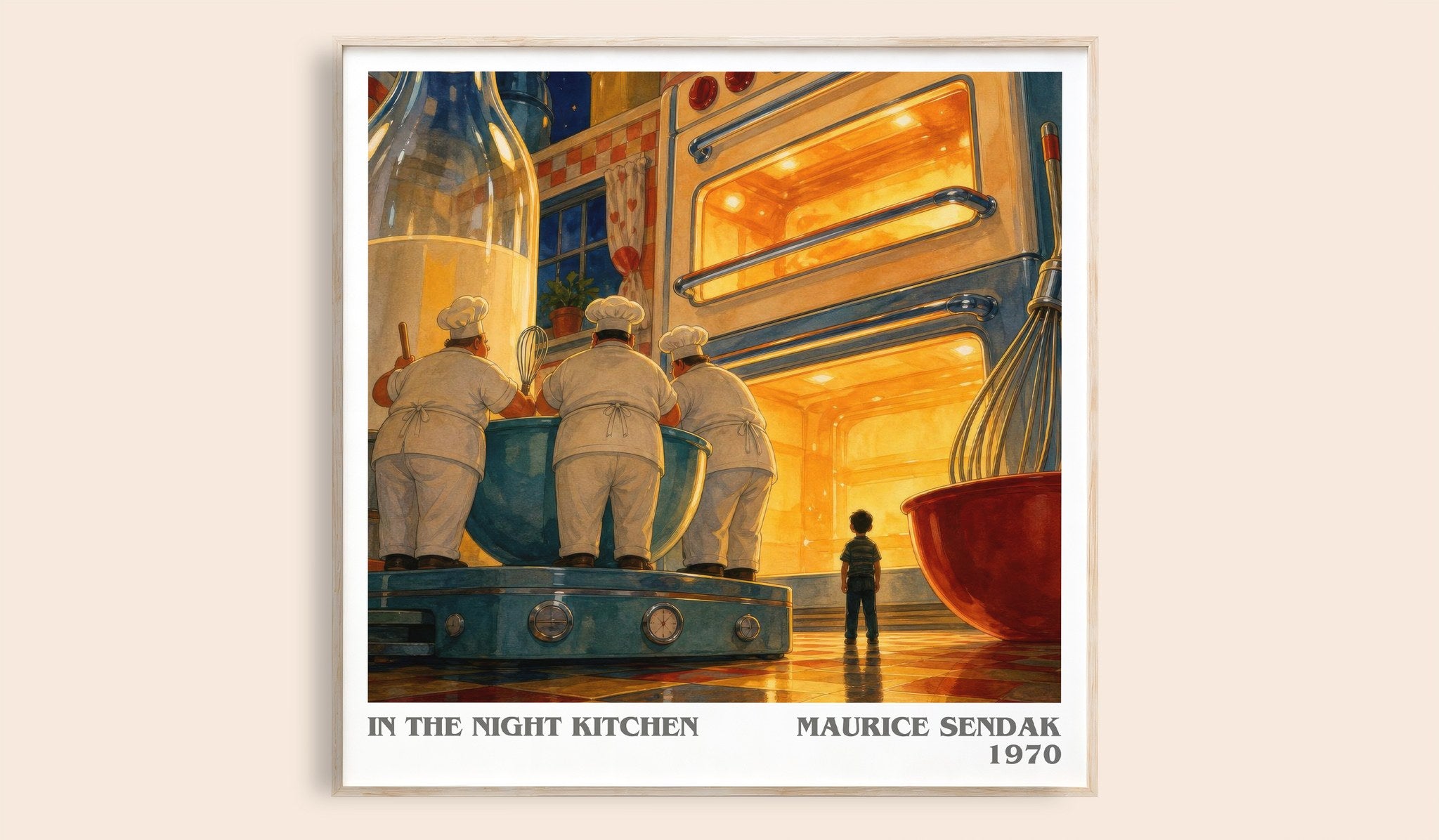 In the Night Kitchen Literary Art Print by Maurice Sendak
