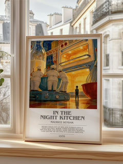 In the Night Kitchen bookish poster colour and style options – Maurice Sendak book art